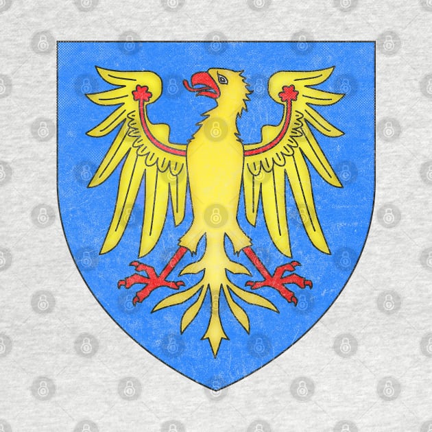 Friuli Venezia Giulia / Vintage-Look Coat Of Arms by DankFutura